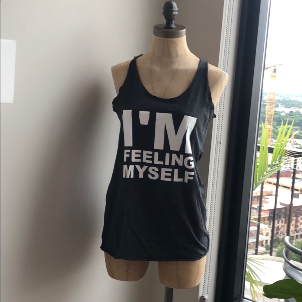 Beyoncé lyric racerback tank